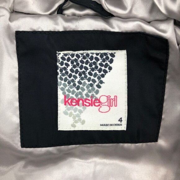 Kensiegirl Long Sleeve Hooded Puffer Jacket Size 4 - Picture 5 of 7